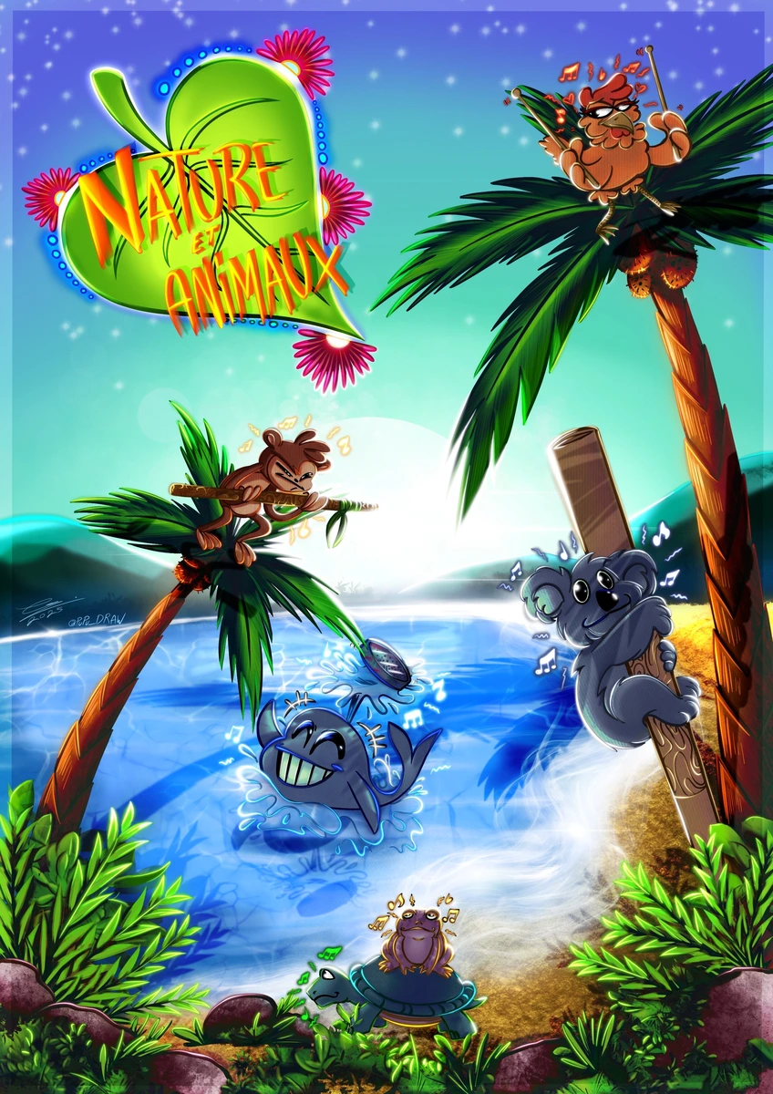 Affiche personnalisable du spectacle Nature et Animaux